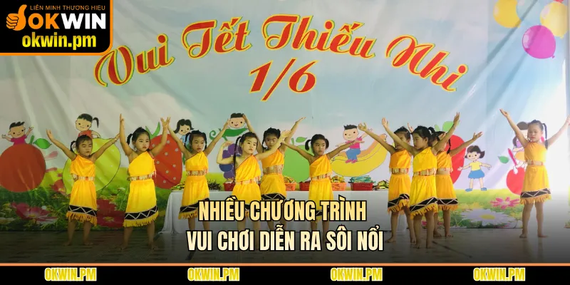 Nhiều chương trình vui chơi diễn ra sôi nổi